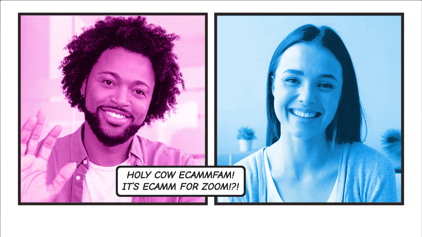 Comic Book Interview & Zoom Scenes for Ecamm Live