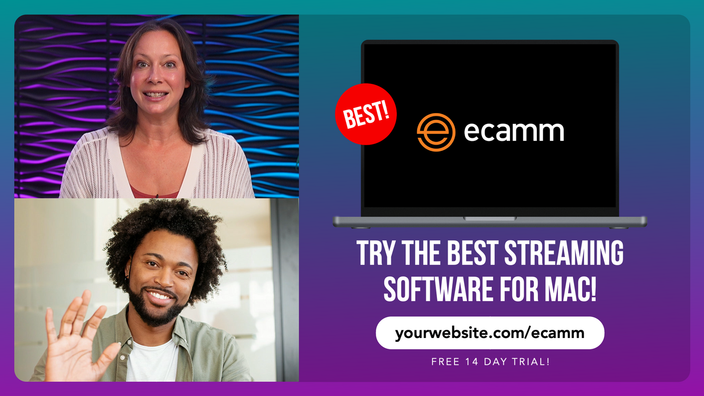 NEW! Customizable Call To Action Scenes for Ecamm Live