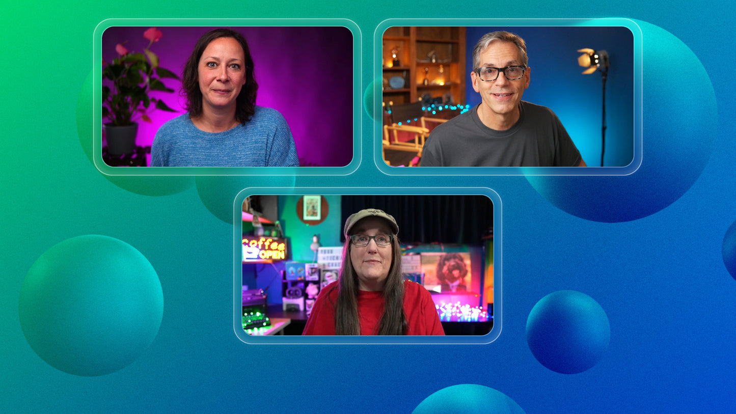 Customizable Ecamm Live Profile (Glass Design) with 20+ Scenes