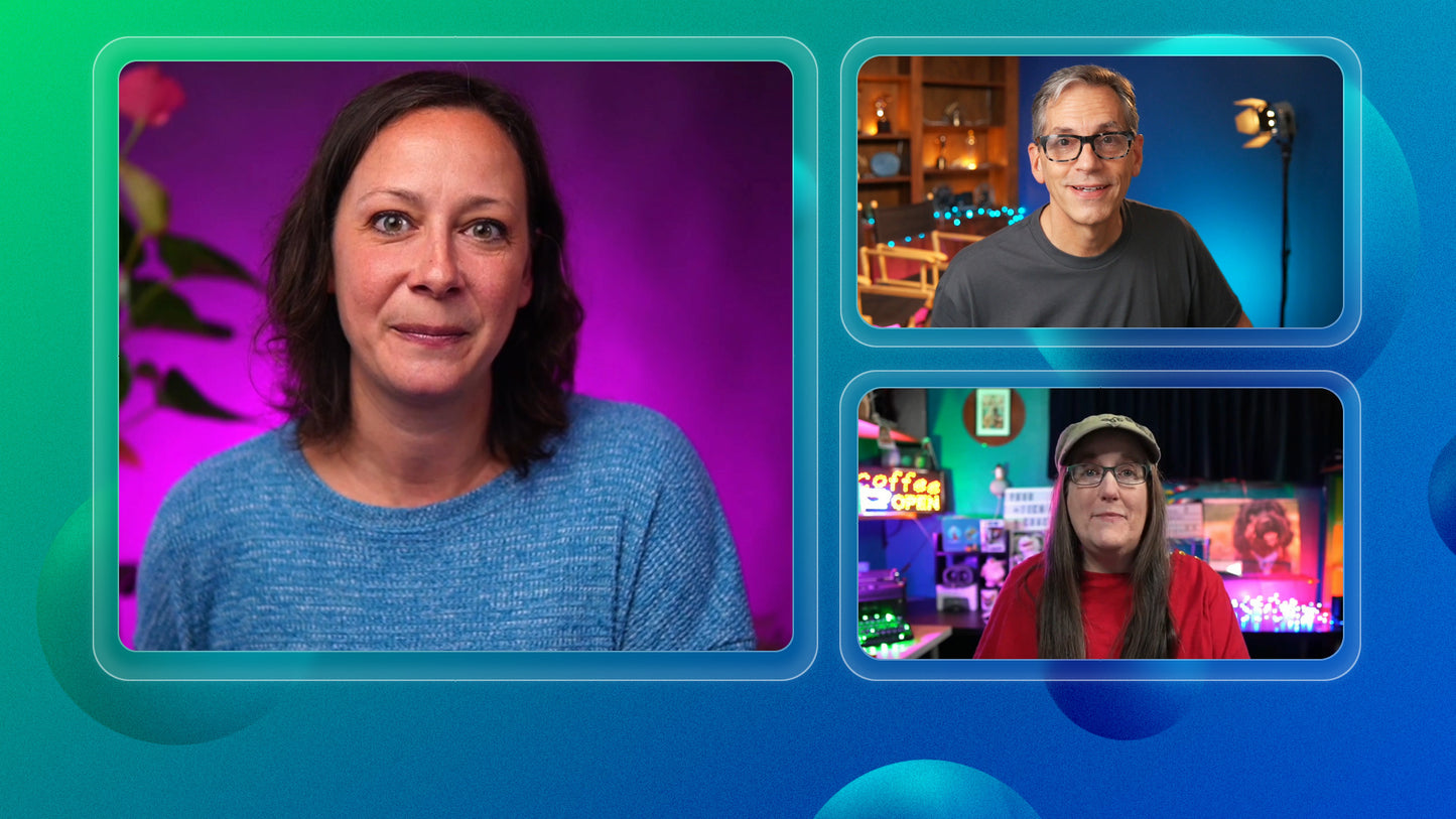 Customizable Ecamm Live Profile (Glass Design) with 20+ Scenes