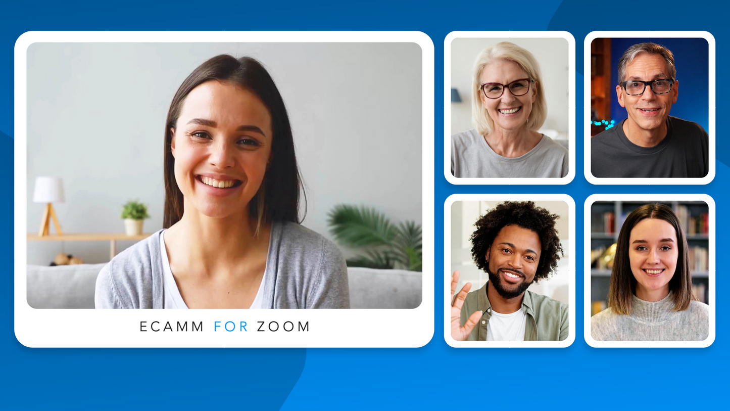 Customizable Ecamm for Zoom Profile (Borders Design) with 40 Scenes