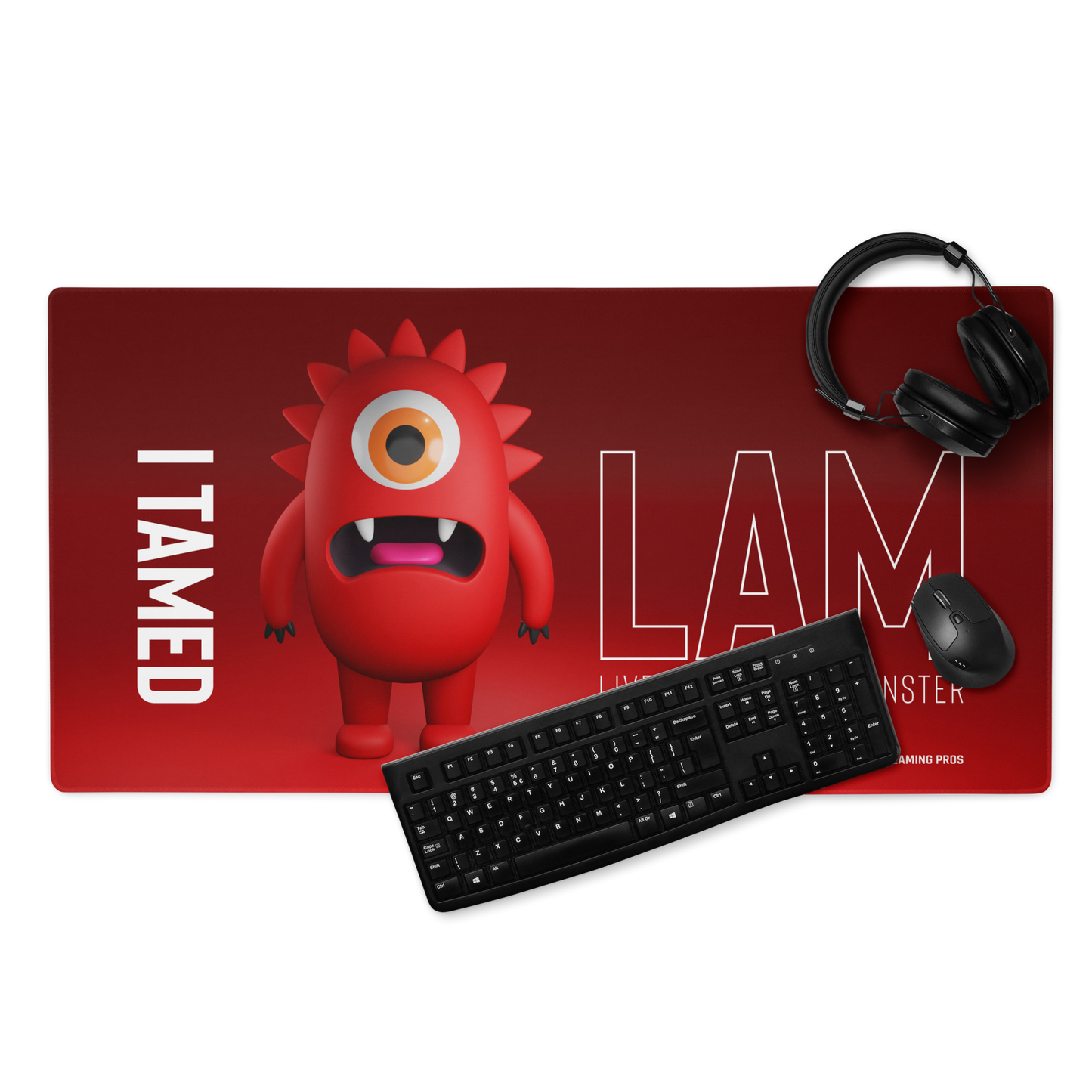 "I Tamed LAM" Extra Large Gaming/Streaming Desk Pad