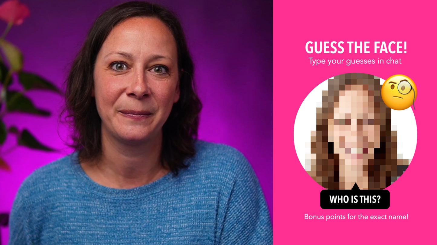 Customizable Guess The Image Trivia Scenes for Ecamm Live