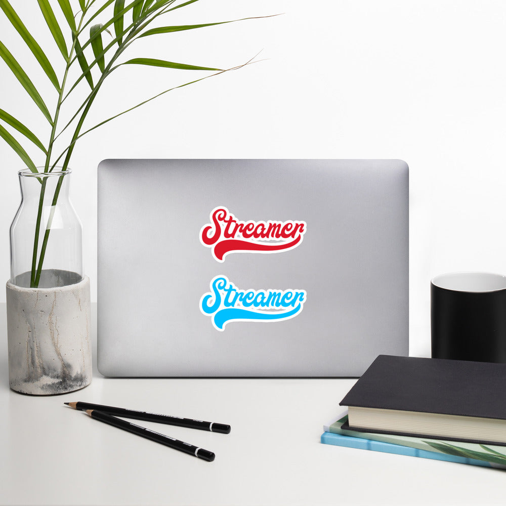 Bubble-free Streamer stickers