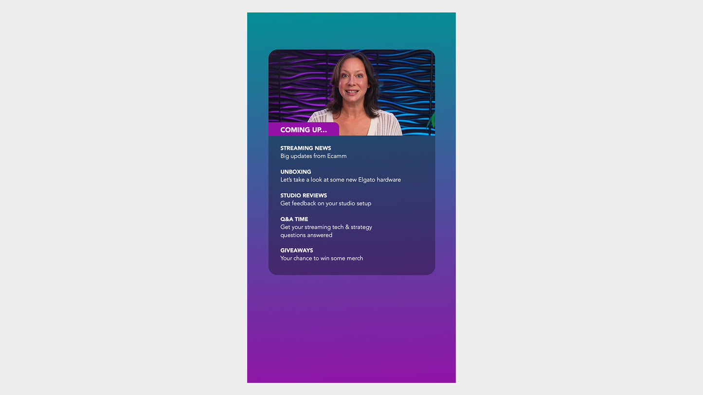 NEW! LUNA Customizable Agenda Scenes for Ecamm