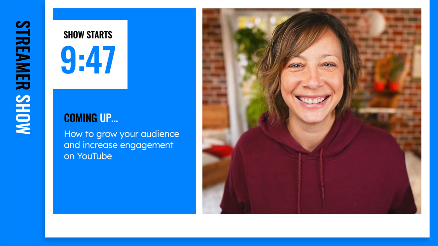 Customizable Ecamm Live Profile (Modern Design) with 18 Scenes