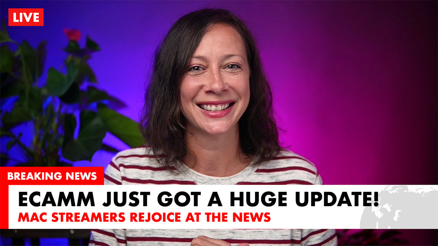 Customizable Breaking News Scenes for Ecamm Live