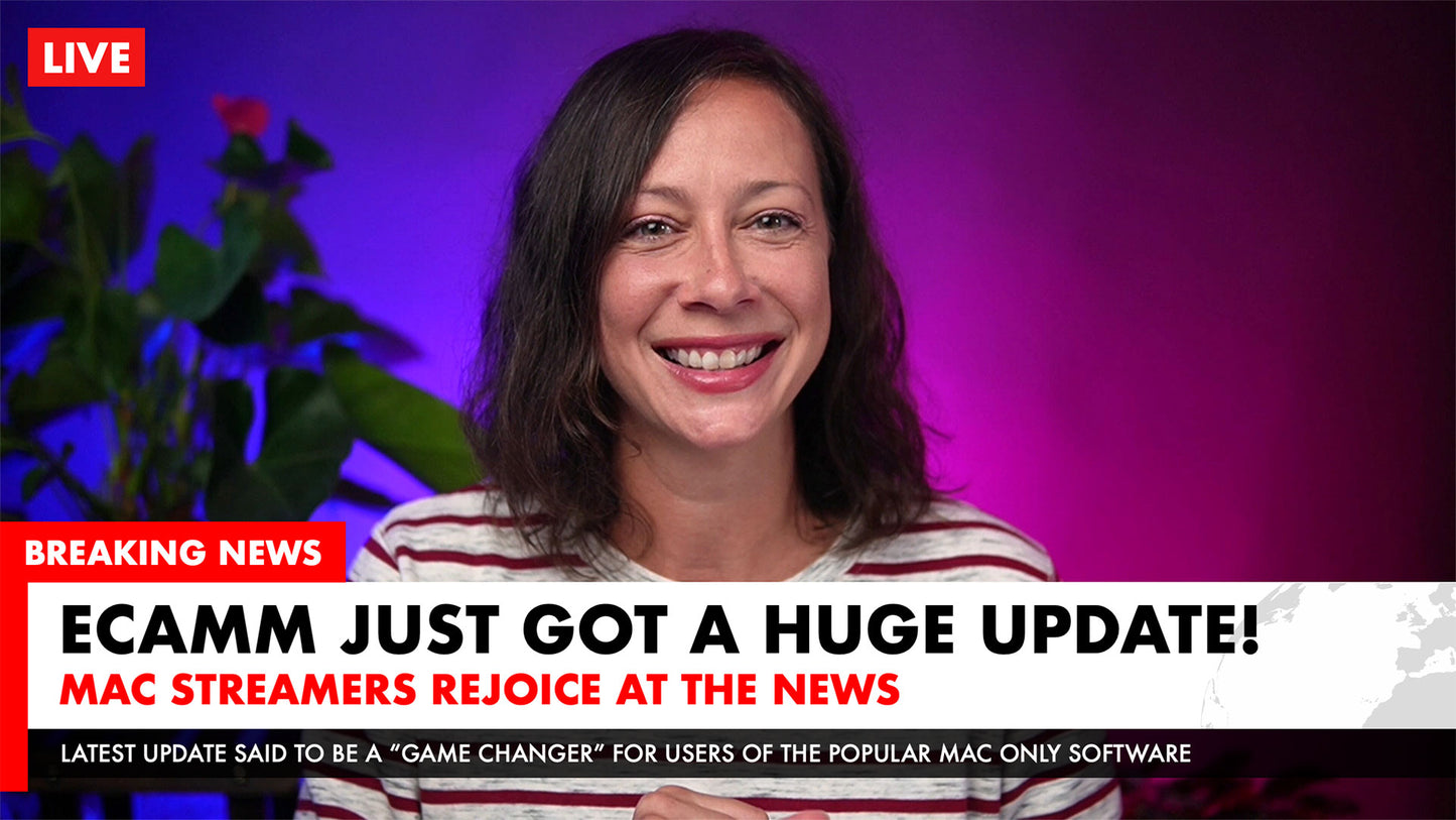 NEW! Customizable Breaking News Scenes for Ecamm Live