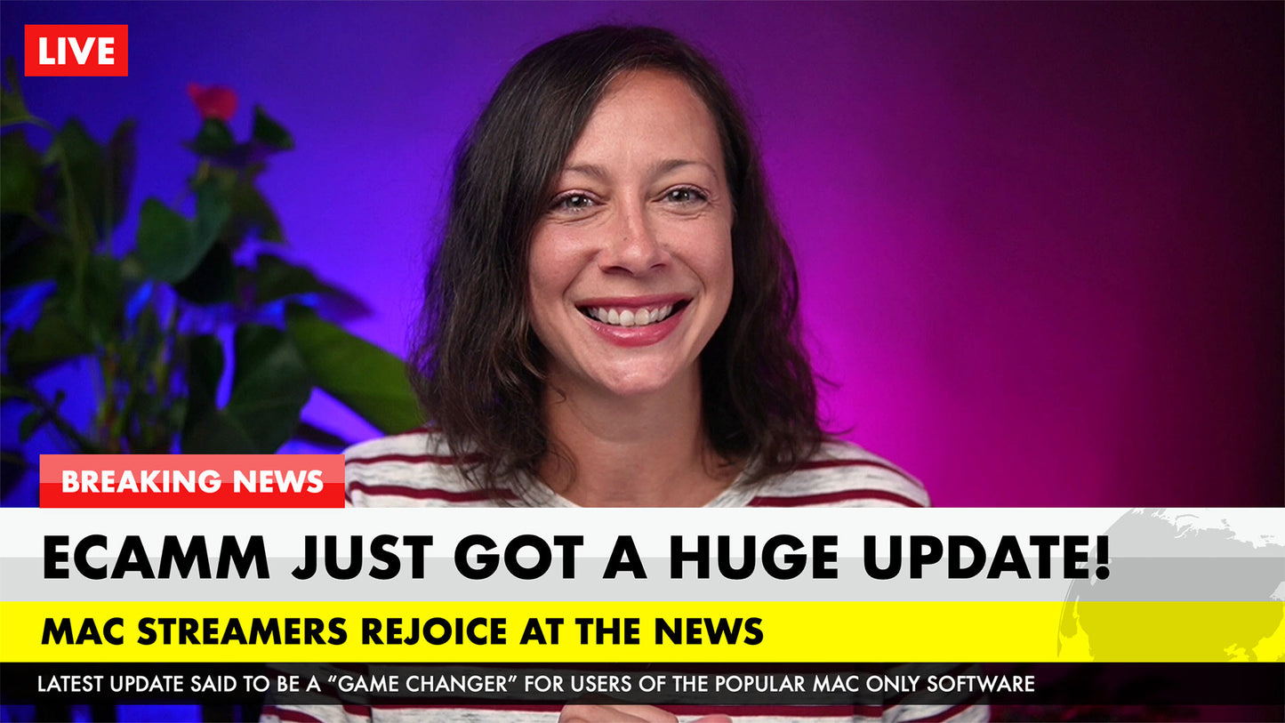 NEW! Customizable Breaking News Scenes for Ecamm Live