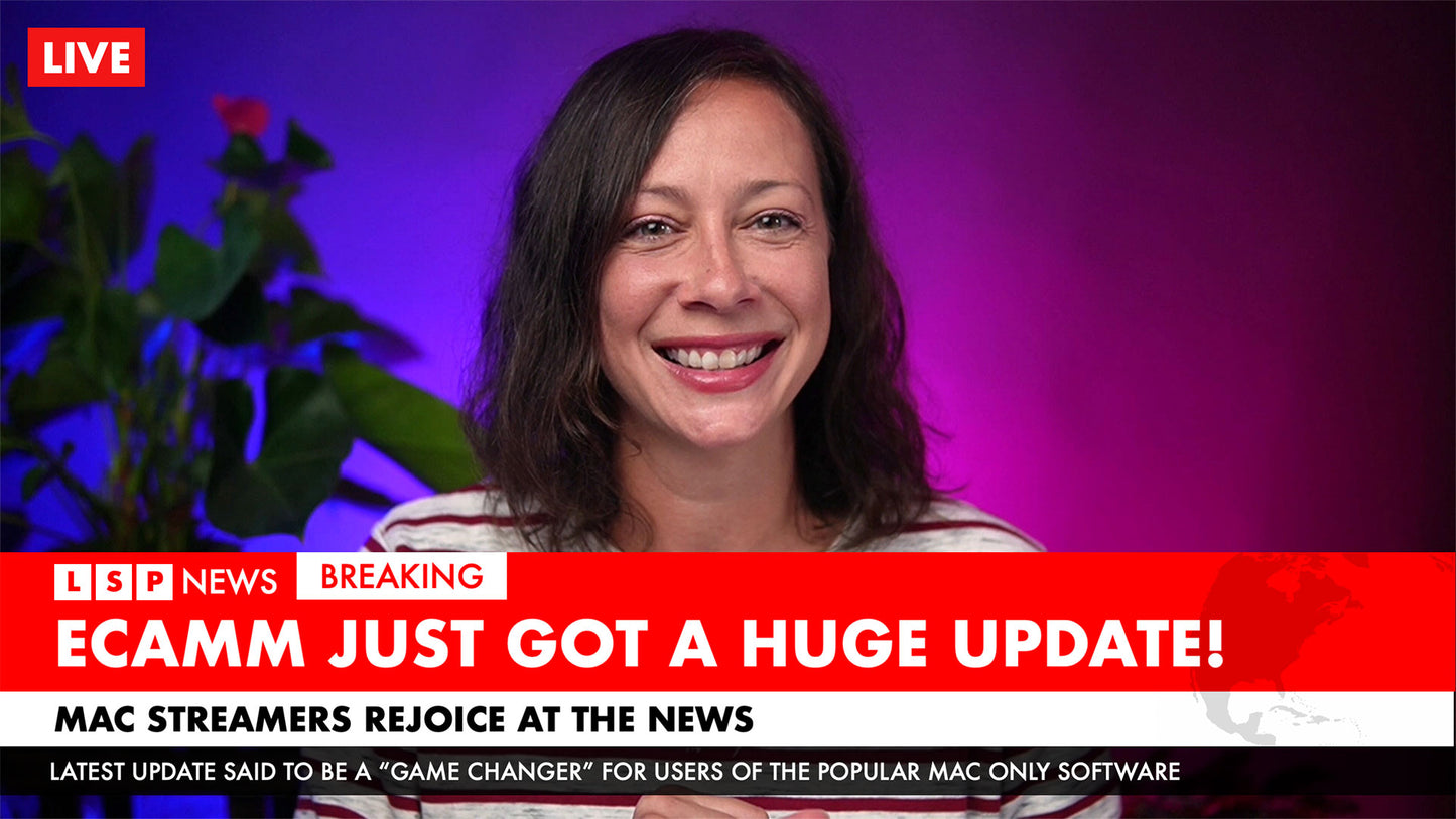 NEW! Customizable Breaking News Scenes for Ecamm Live