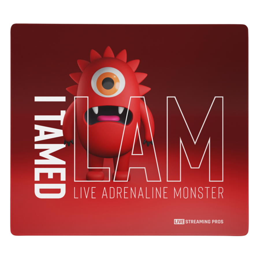 "I Tamed LAM" Large Gaming/Streaming Mouse Pad