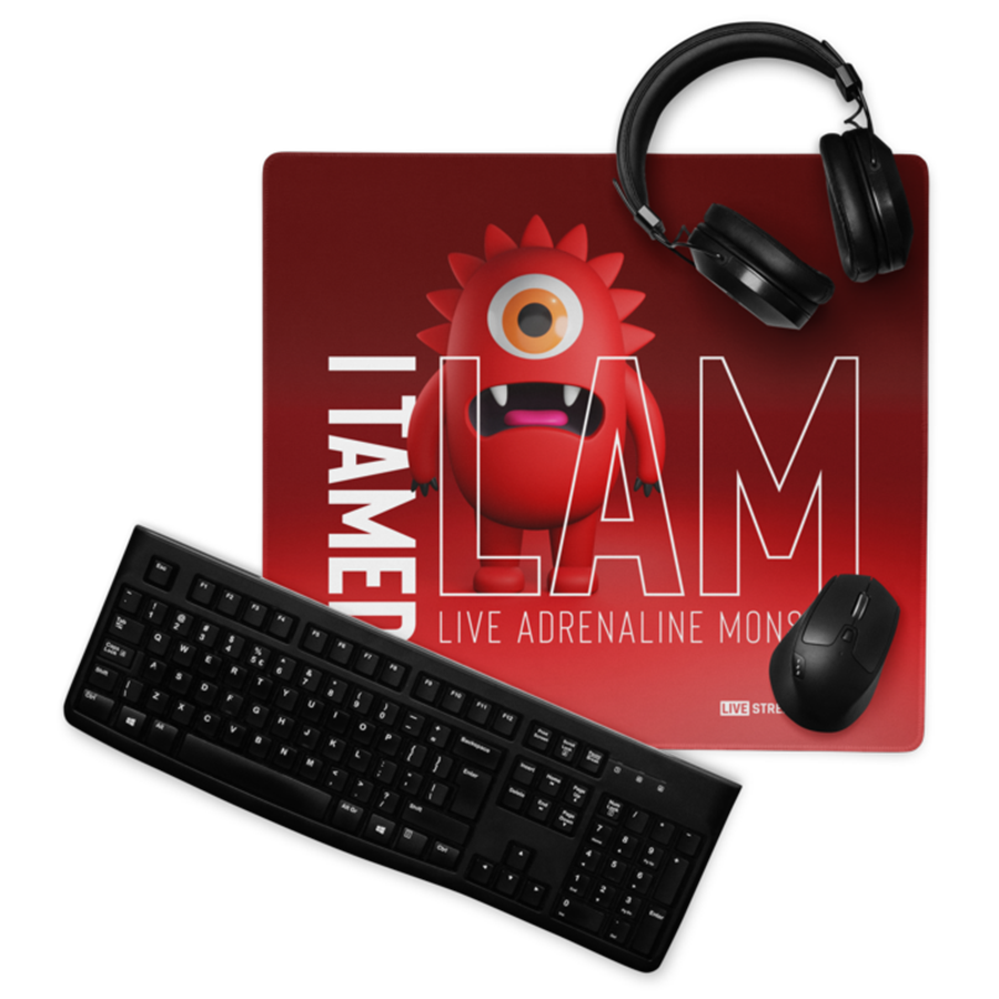 "I Tamed LAM" Large Gaming/Streaming Mouse Pad