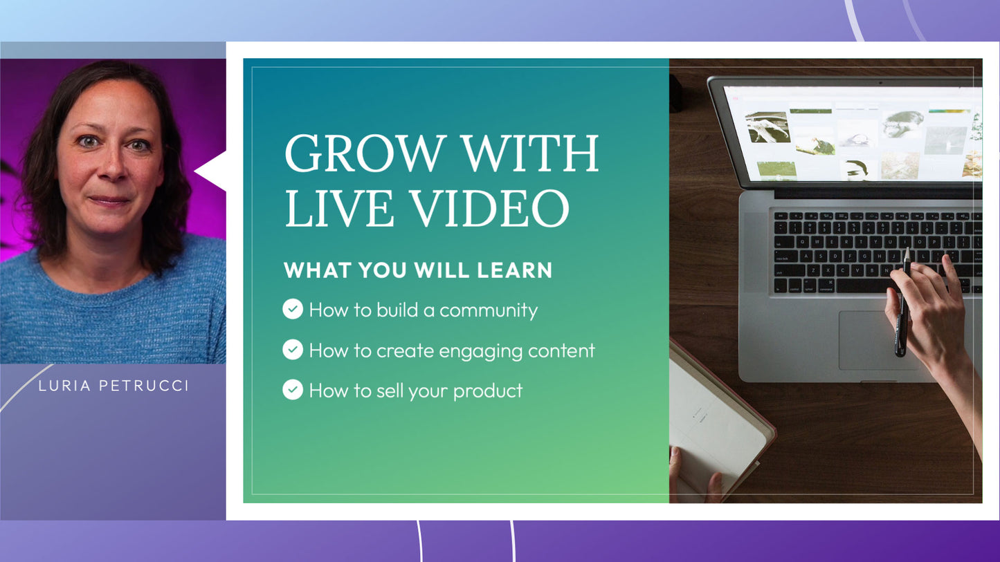 Customizable Presentation Profile for Ecamm Live with 30+ Scenes