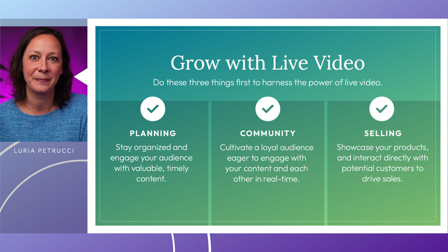 Customizable Presentation Profile for Ecamm Live with 30+ Scenes