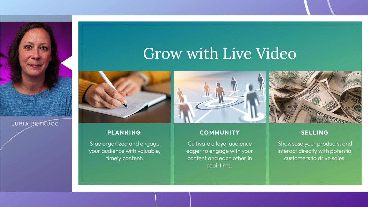 Customizable Presentation Profile for Ecamm Live with 30+ Scenes