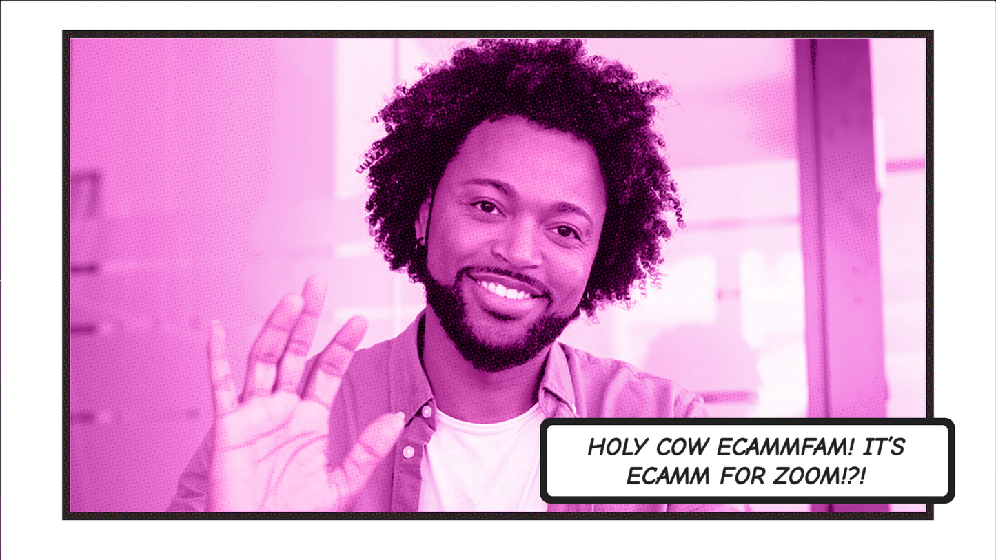 Comic Book Interview & Zoom Scenes for Ecamm Live