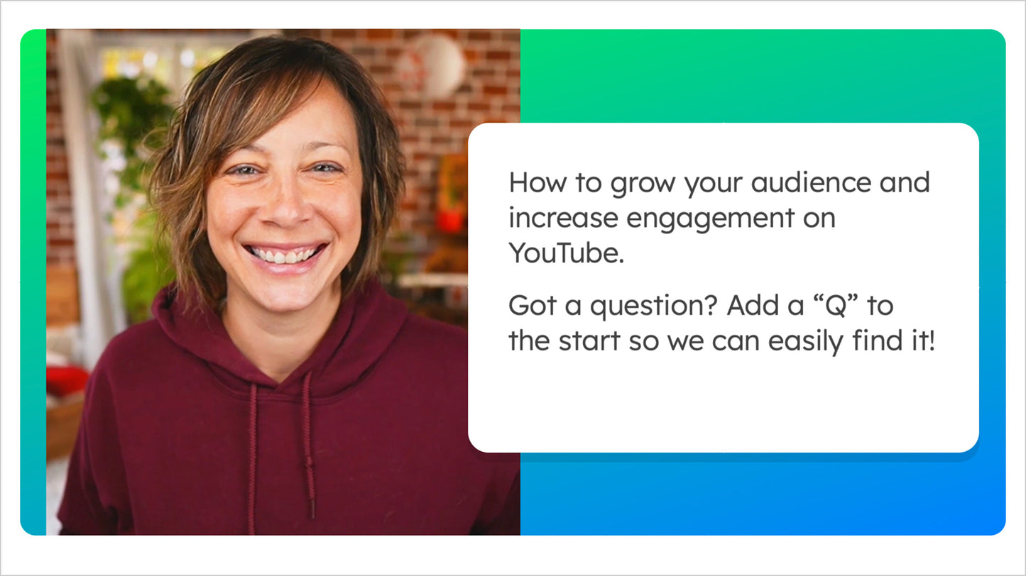Customizable Comment / Text Scenes for Ecamm Live
