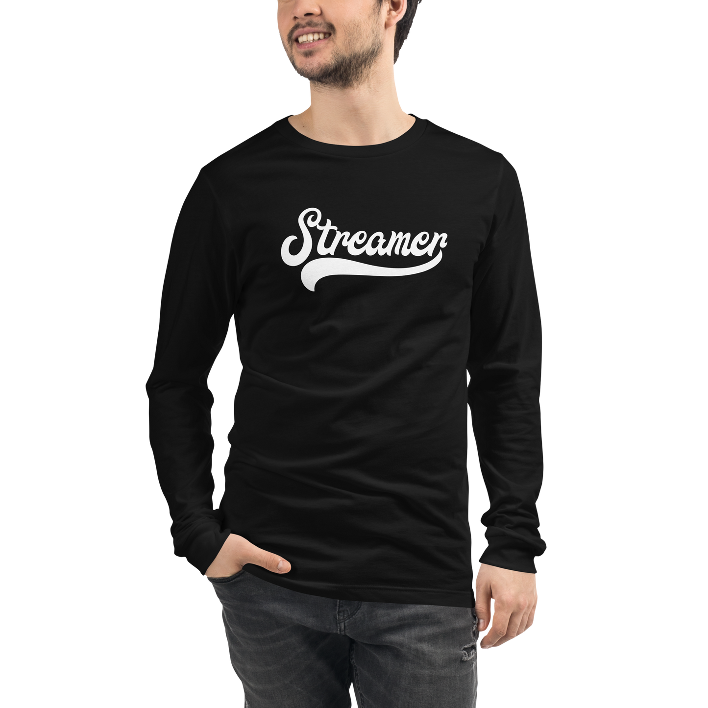 Unisex Long Sleeve Streamer Tee