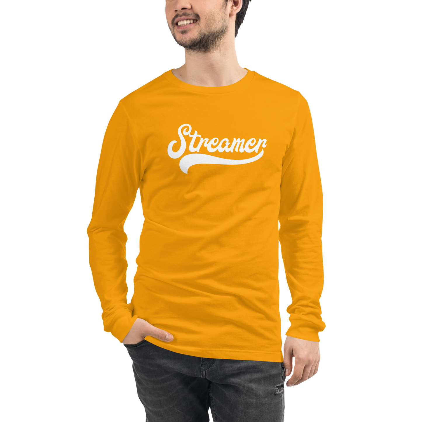 Unisex Long Sleeve Streamer Tee