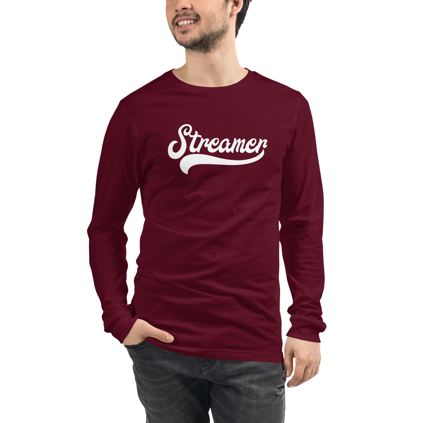 Unisex Long Sleeve Streamer Tee