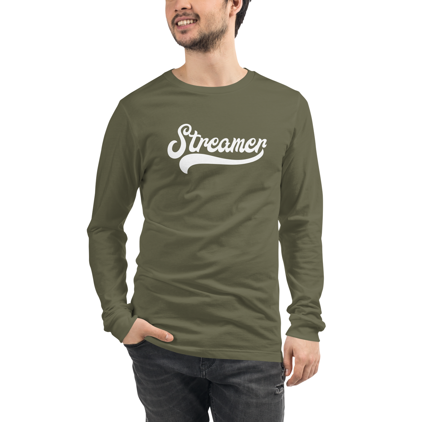 Unisex Long Sleeve Streamer Tee