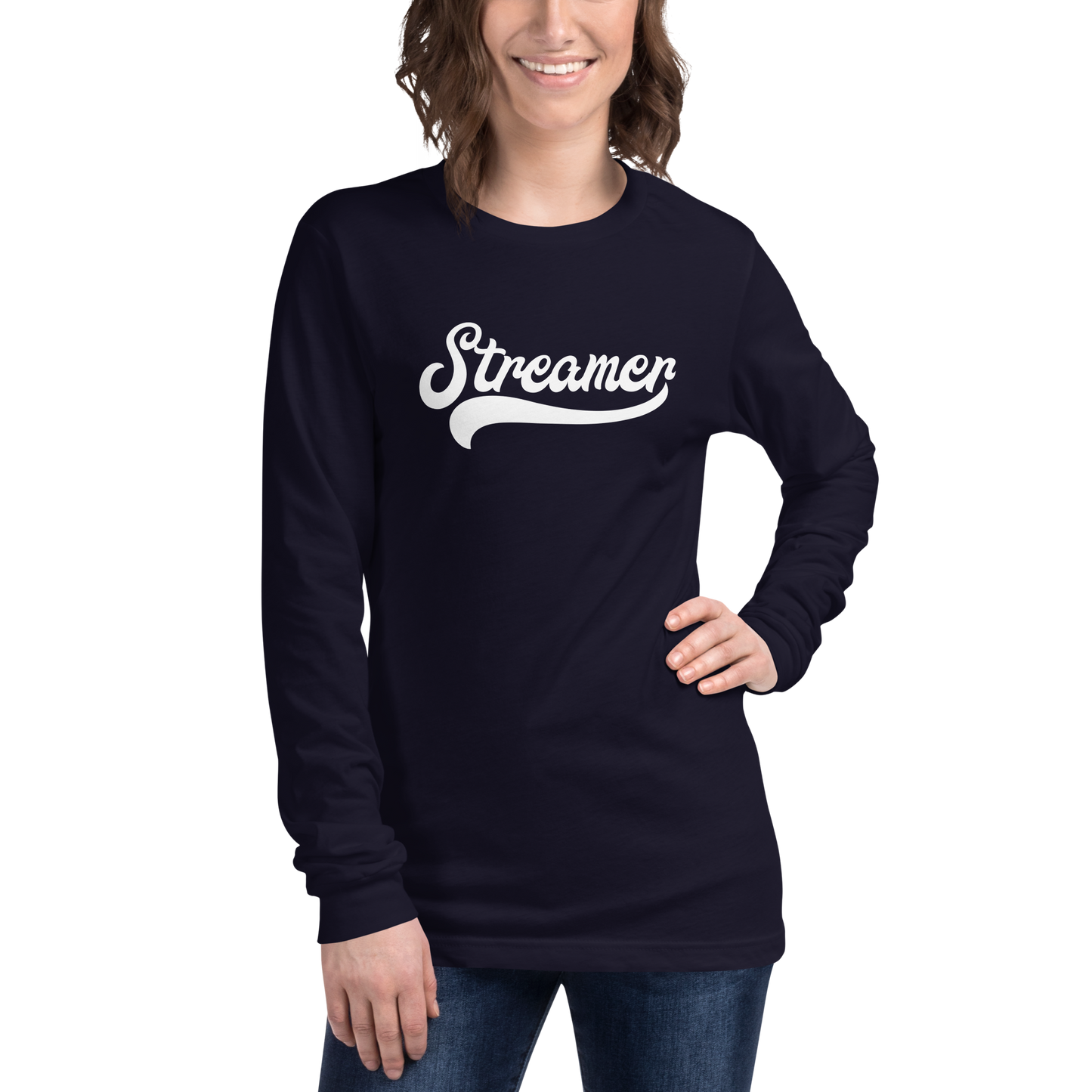 Unisex Long Sleeve Streamer Tee