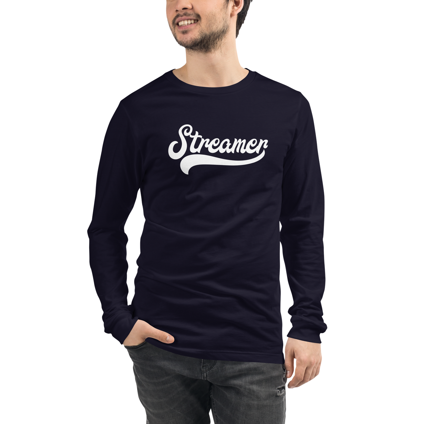 Unisex Long Sleeve Streamer Tee