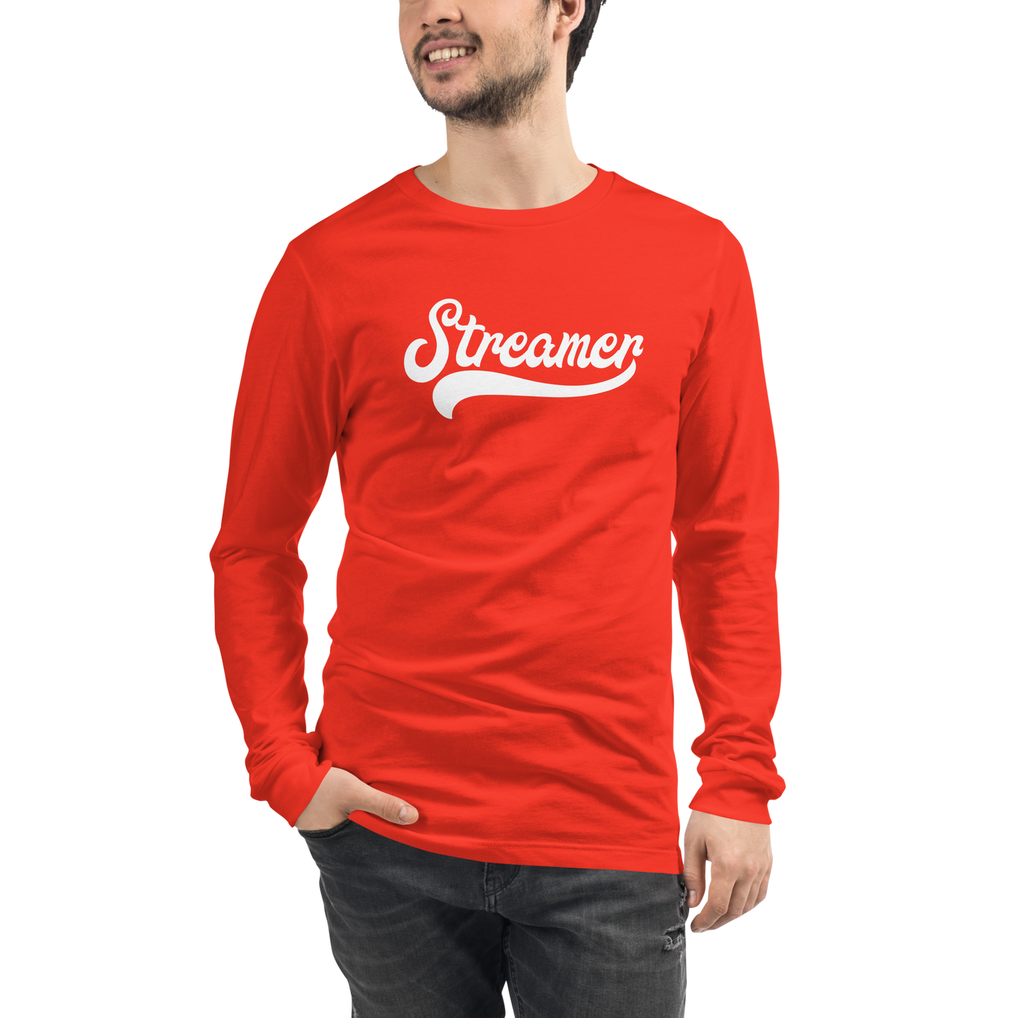 Unisex Long Sleeve Streamer Tee