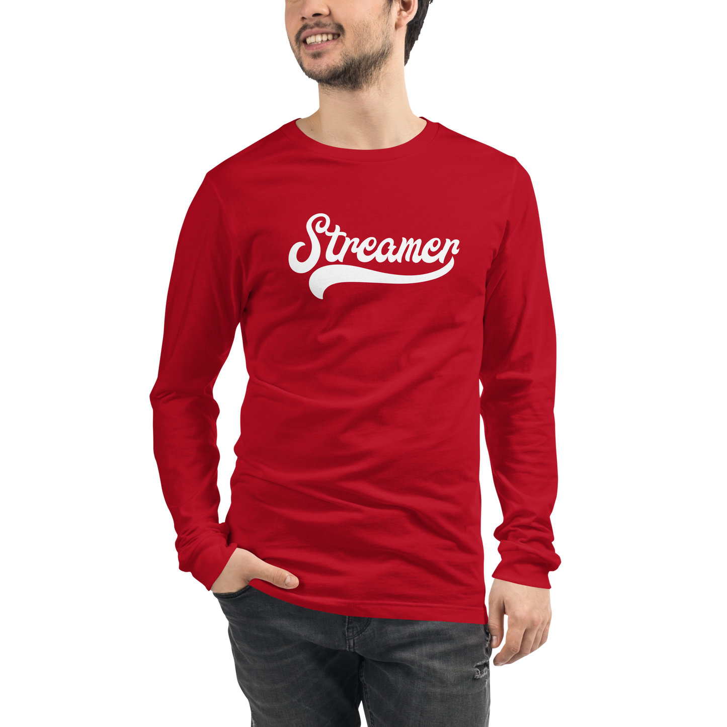 Unisex Long Sleeve Streamer Tee