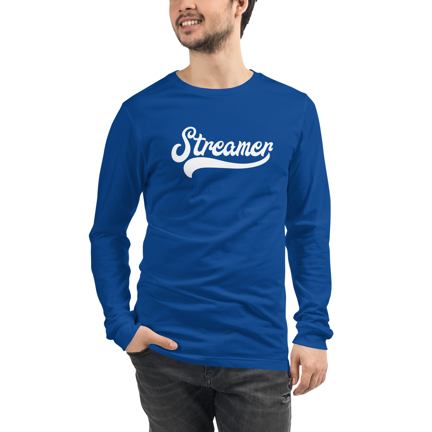 Unisex Long Sleeve Streamer Tee