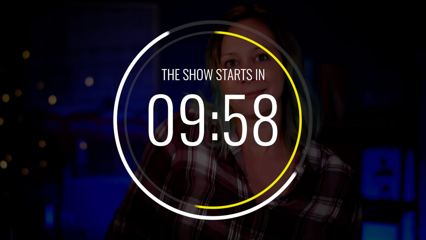 "Chasing" Countdown Timer Overlay for Ecamm, vMix, and OBS