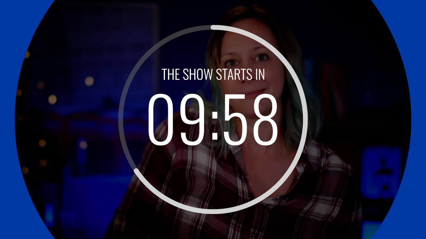 "Classic" Live Streaming Countdown Timer for Ecamm, vMix, and OBS