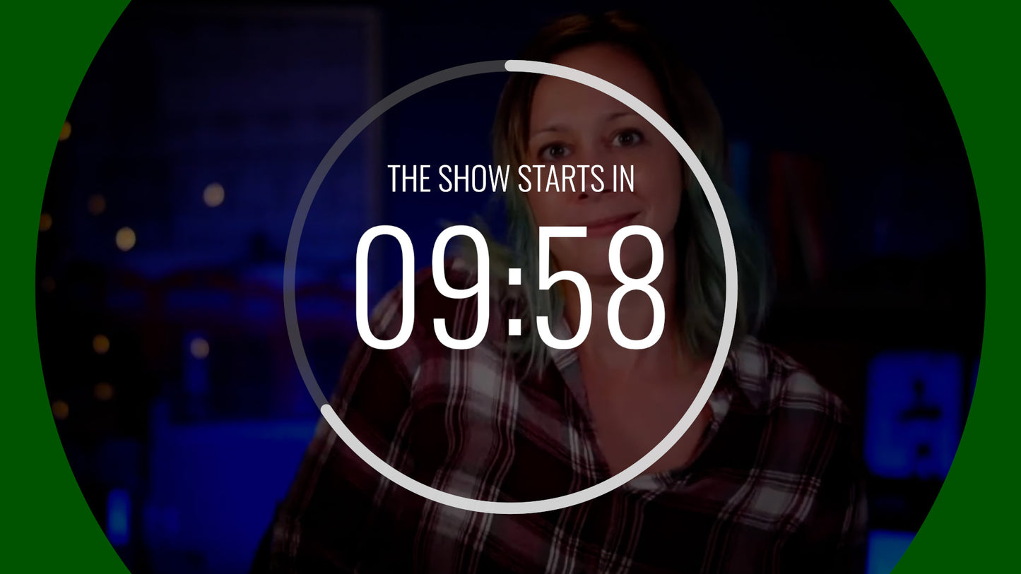 "Classic" Live Streaming Countdown Timer for Ecamm, vMix, and OBS