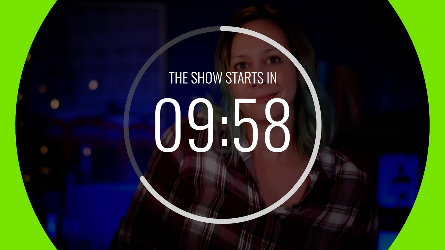 "Classic" Live Streaming Countdown Timer for Ecamm, vMix, and OBS