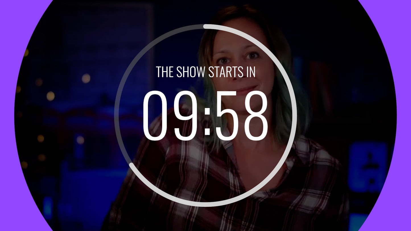 "Classic" Countdown Timer Overlay for Ecamm, vMix, and OBS