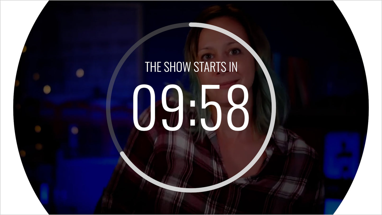 "Classic" Live Streaming Countdown Timer for Ecamm, vMix, and OBS