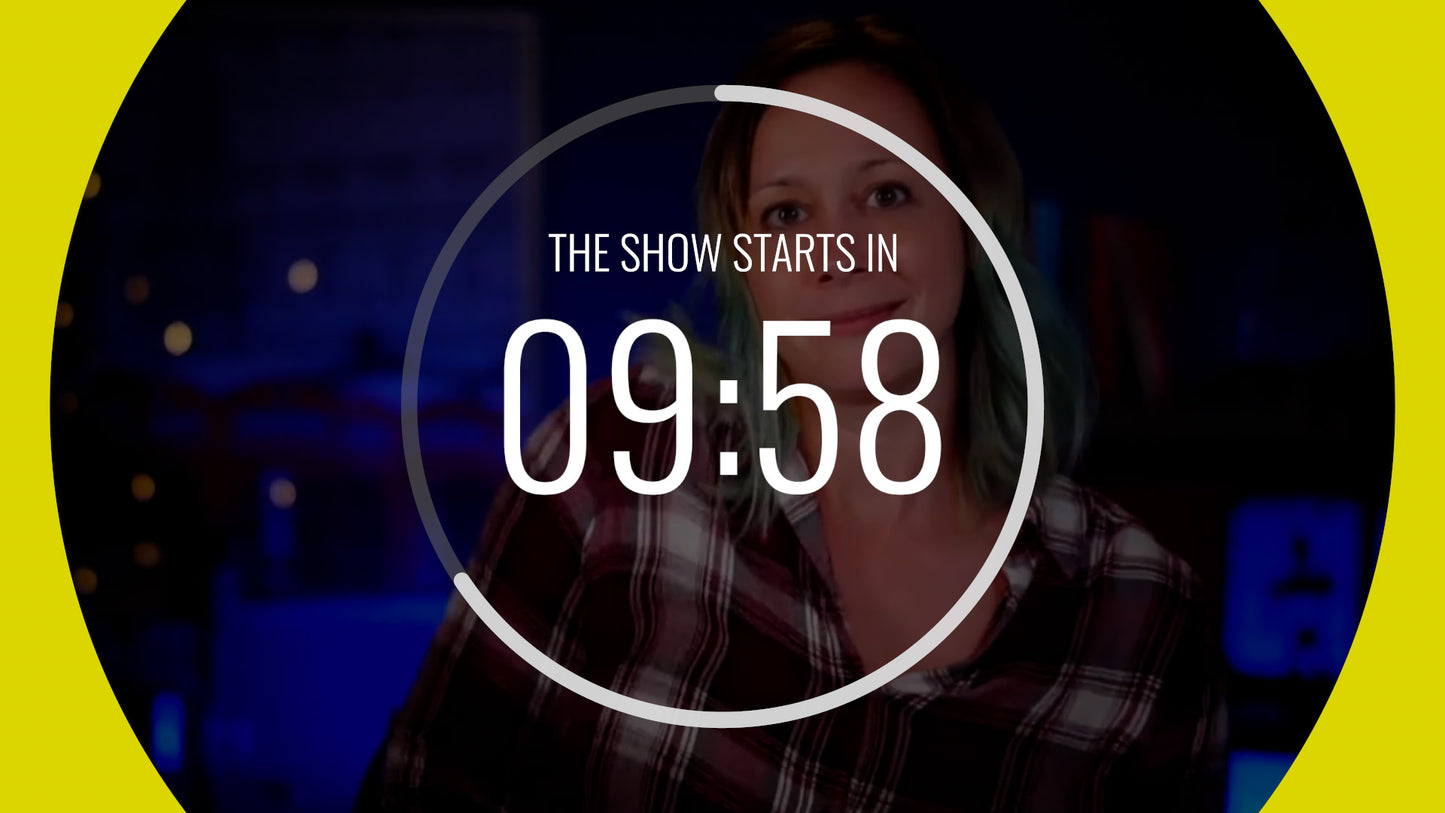 "Classic" Live Streaming Countdown Timer for Ecamm, vMix, and OBS