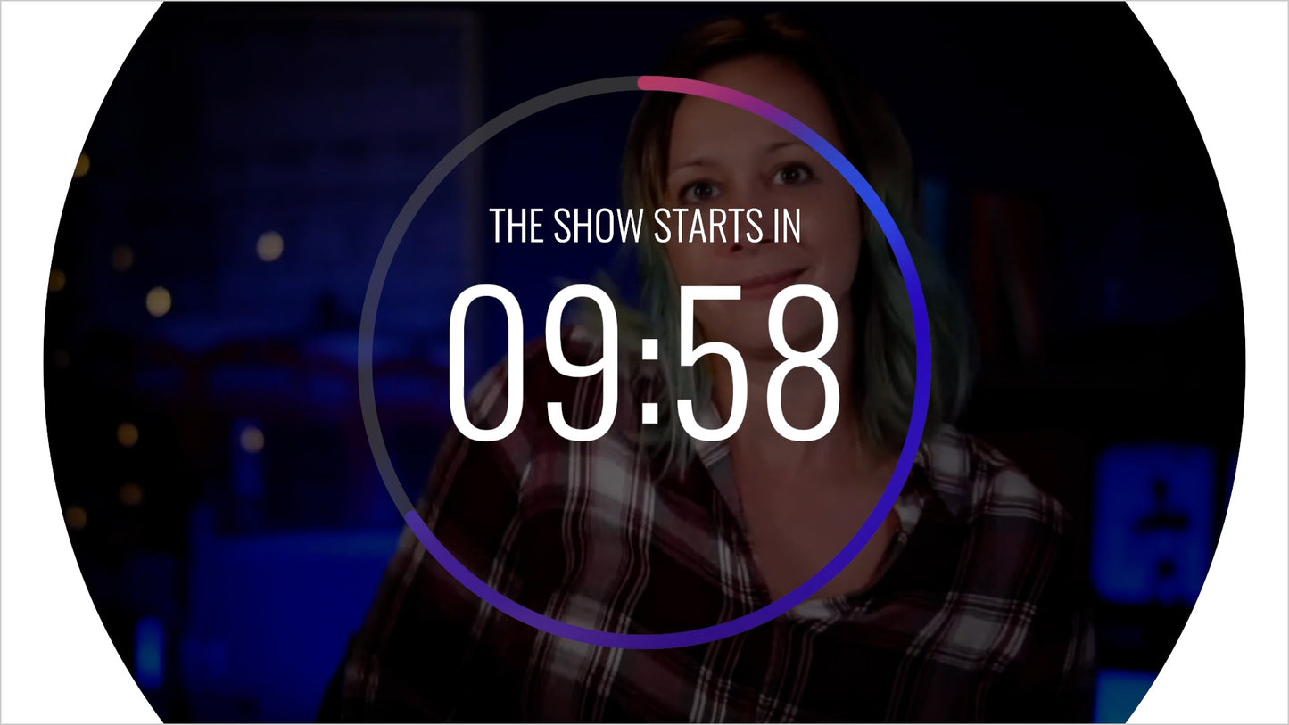 "Color Changing" Timer Overlay for Ecamm, vMix, and OBS