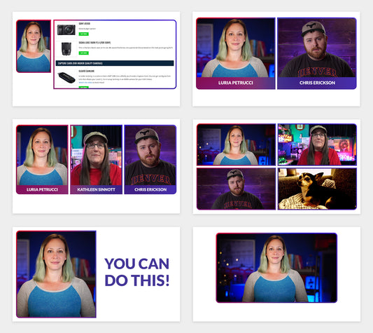 Minimal Overlay Pack for Ecamm, OBS, and vMix