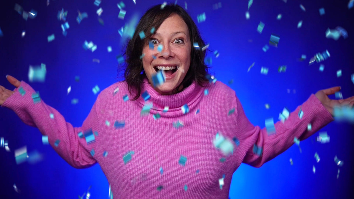 Realistic Animated Confetti Overlays for Ecamm, OBS, vMix, and Evmux!