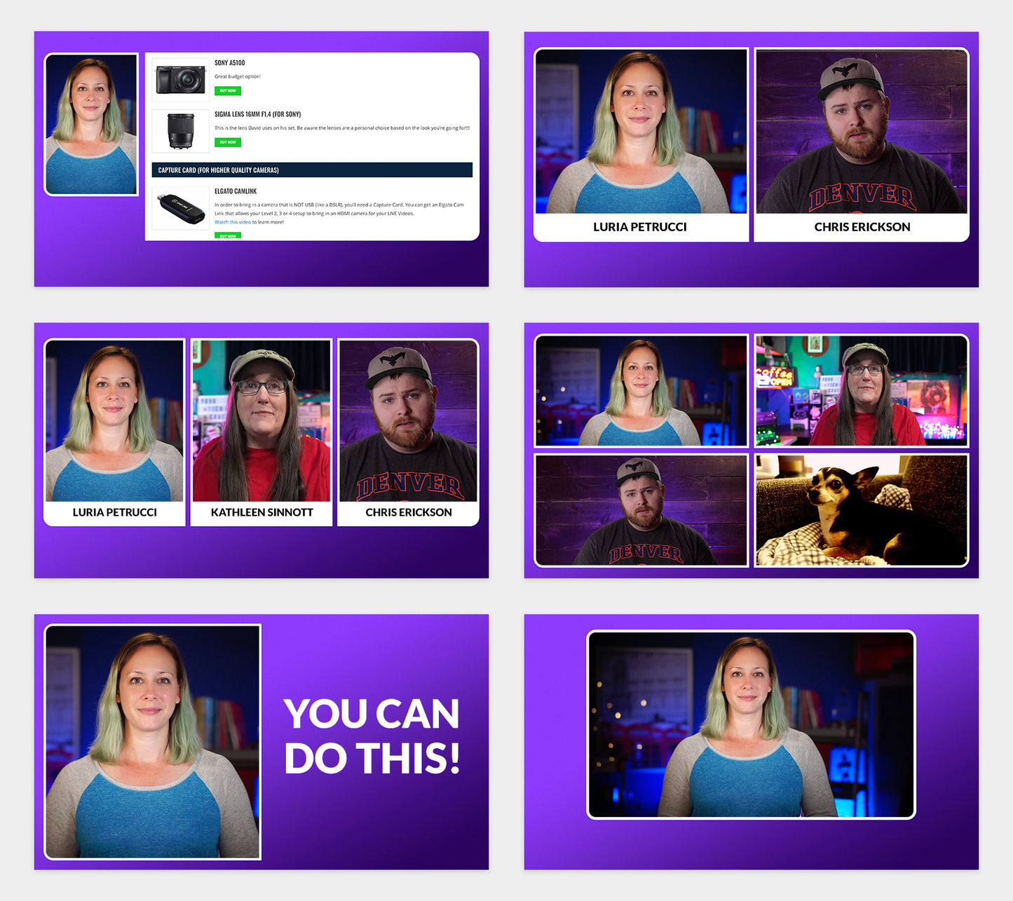 "Curvy" Overlay Pack for Ecamm Live, OBS, and vMix!