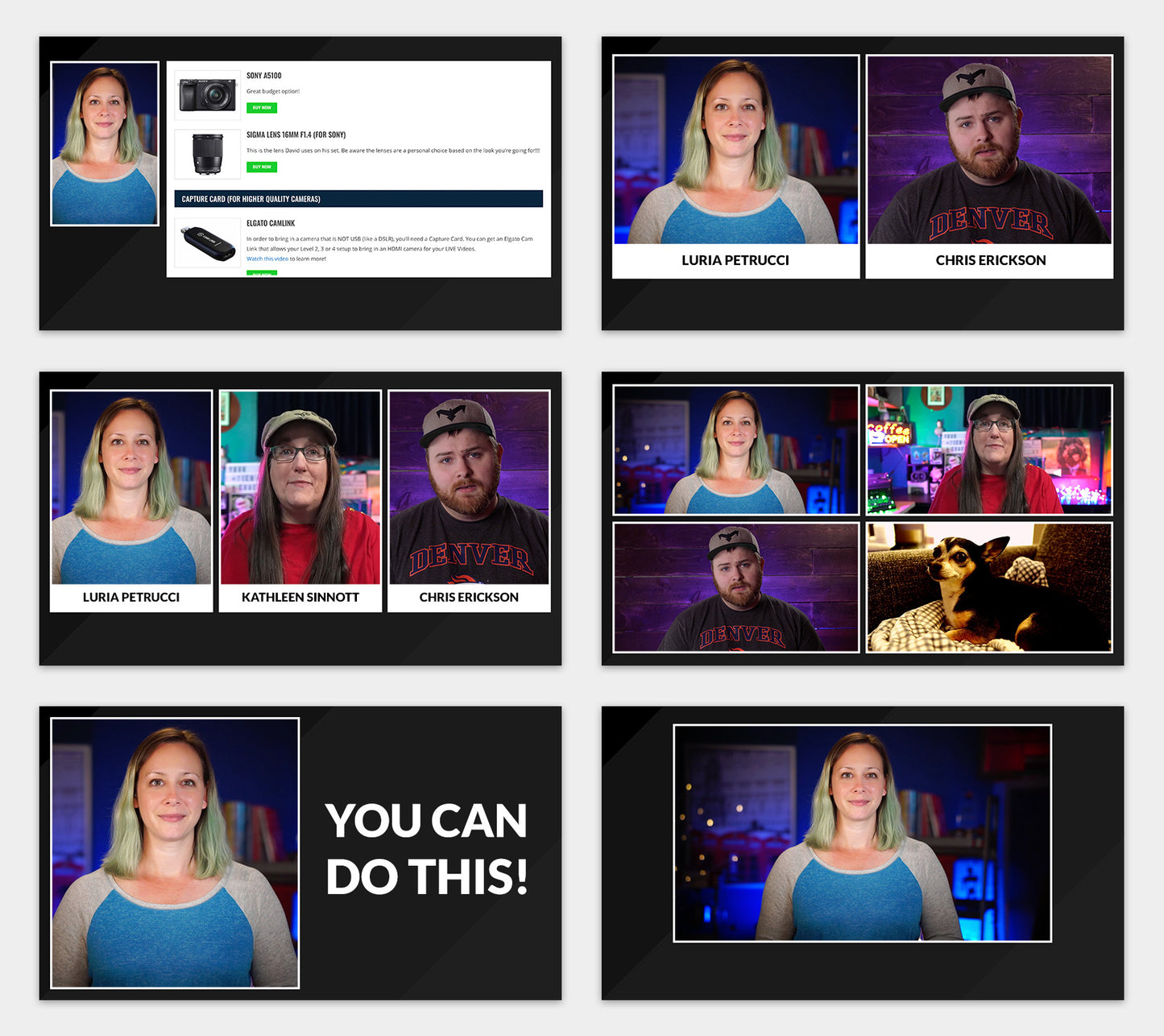 "Diagonals" Overlay Pack for Ecamm, OBS, and vMix