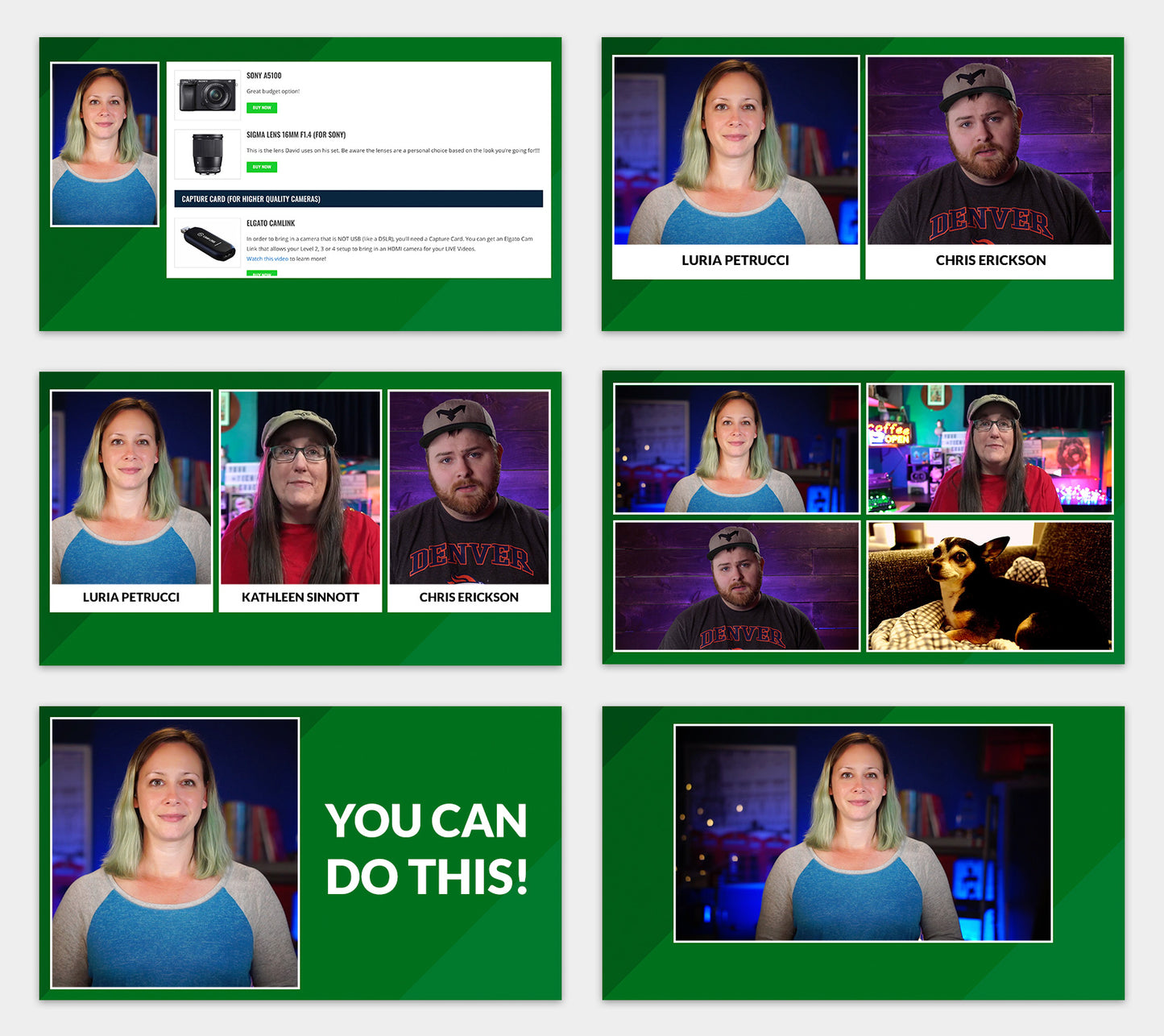 "Diagonals" Overlay Pack for Ecamm, OBS, and vMix