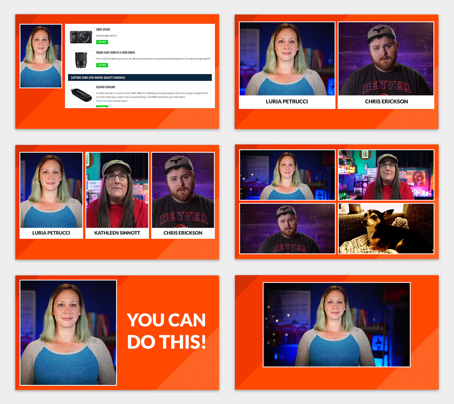 "Diagonals" Overlay Pack for Ecamm, OBS, and vMix