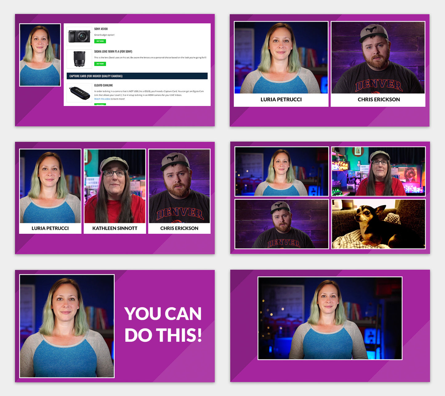 "Diagonals" Overlay Pack for Ecamm, OBS, and vMix