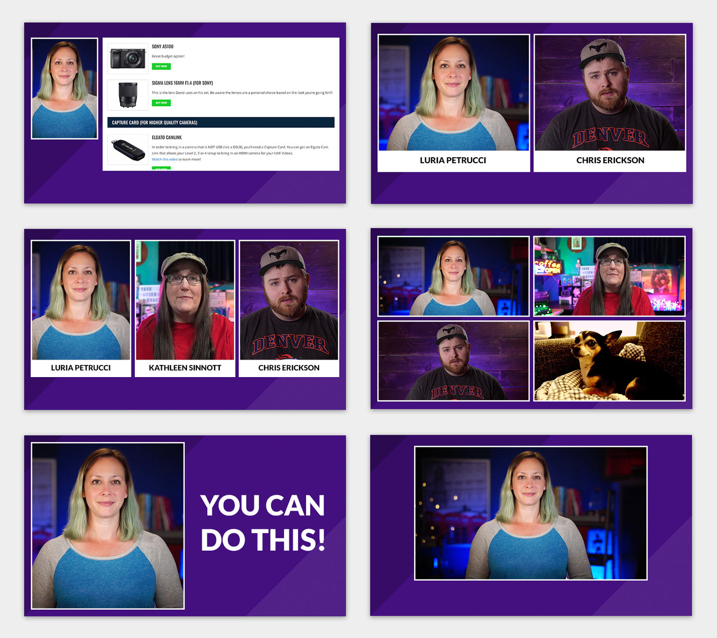 "Diagonals" Overlay Pack for Ecamm, OBS, and vMix