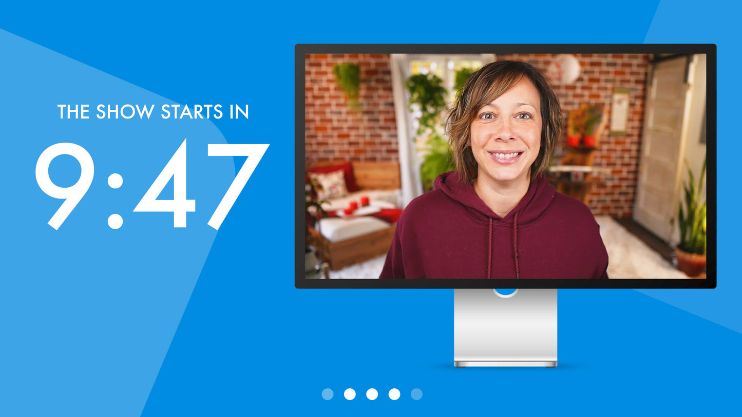 "Display" Animated Countdown Overlay for OBS, Ecamm, and vMix