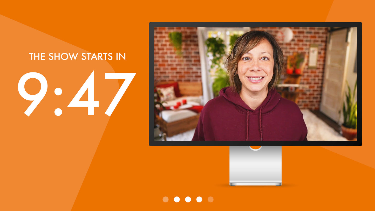 "Display" Animated Countdown Overlay for OBS, Ecamm, and vMix