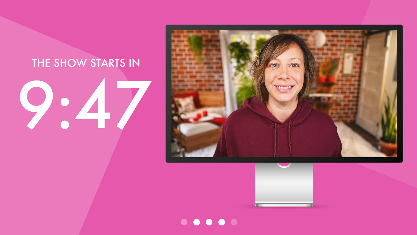 "Display" Animated Countdown Overlay for OBS, Ecamm, and vMix