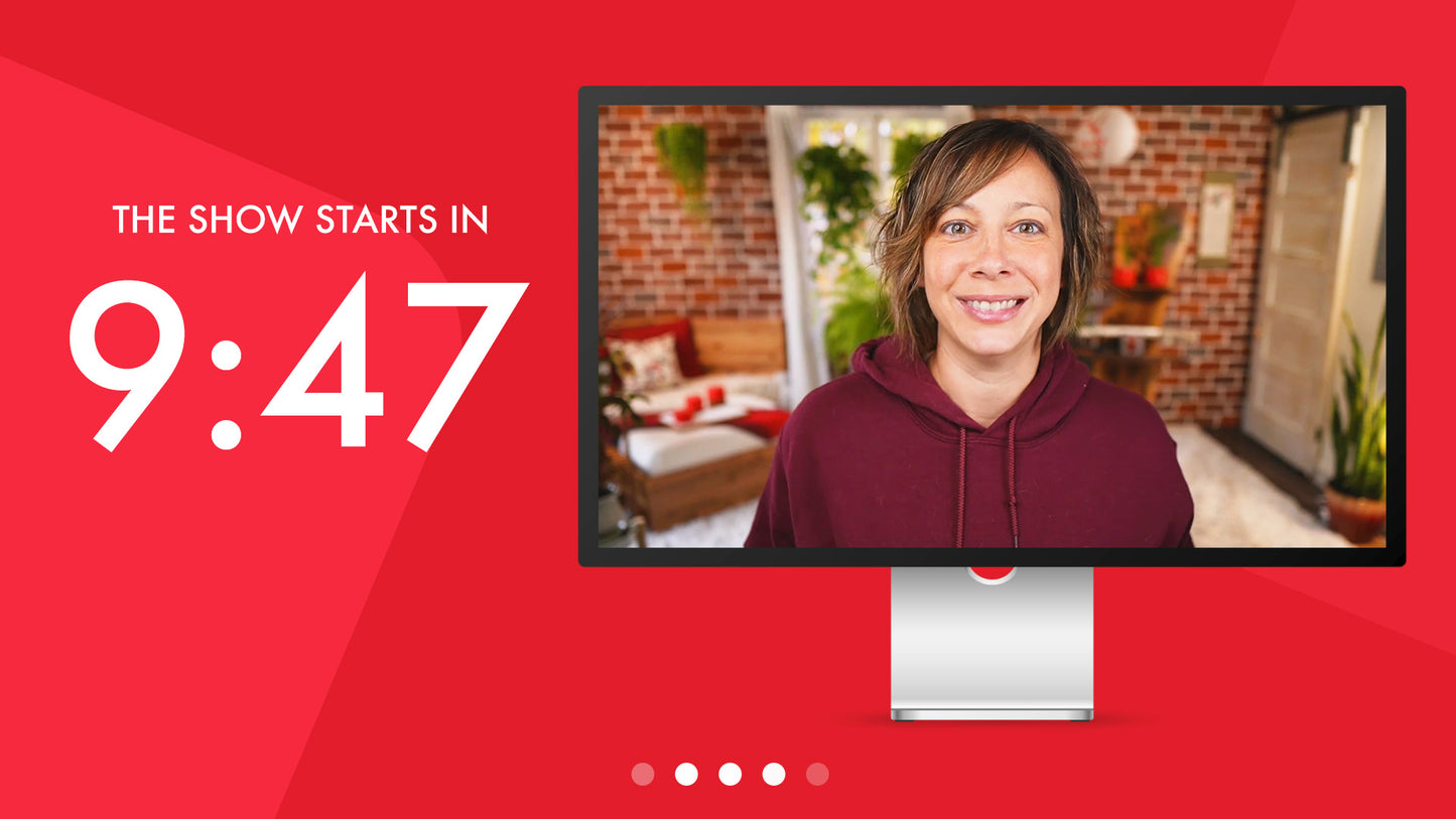 "Display" Animated Countdown Overlay for OBS, Ecamm, and vMix